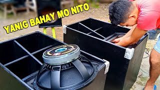 Testing 2 SUB SPEAKER 1200WATTS sa MCV BOX D15quot  SETUP LOUD SOUND SYSTEM [upl. by Aiyekal]