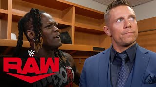 RTruth explains to Miz that he’s not in the Judgment Day anymore Raw highlights Oct 7 2024 [upl. by Elocan]