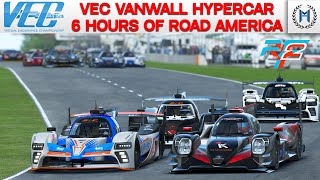 rFactor 2 Online Virtual Endurance Championship  6 Hours of Road America [upl. by Fondea]