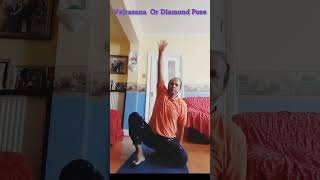 Yoga Benefits Of Vajrasana  Diamond Pose shorts yoga stretching exercise vajrayana benefits [upl. by Rosabel]