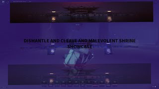 Dismantle And Cleave And malevolent shrine domain expansion showcase IN NEW GAME SORCERY [upl. by Lochner511]