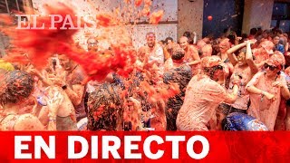 Así fue la Tomatina de Buñol 2018 [upl. by Winer]