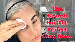 The Quest For The Perfect Gray Brow Tint [upl. by Rossy]