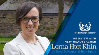 Interview with new Headteacher Lorna HtetKhin [upl. by Siegfried]