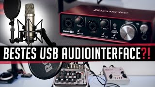 Focusrite 2i2 2nd Gen  Bestes USB Audiointerface [upl. by Deidre]