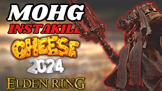 Mohg Cheese Elden Ring  How to CHEESE MOHG before the DLC in 2024 NO FIGHT [upl. by Maghutte278]