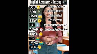 English Acronym english englishlanguage englishvocabulary youtubeshorts englishlearning [upl. by Rivy]