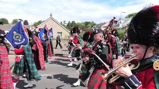 The Linlithgow Marches 2019  11am  Parade in Full  4KUHD [upl. by Chrisse856]