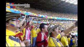 Himno de Colombia a Capella en el Mundial Brasil 2014 [upl. by Cailean932]