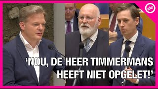 Pieter Omtzigt is KLAAR met het gezuig van Timmermans en Dassen en zet ze in de hoek OPLETTEN [upl. by Jacquelynn]