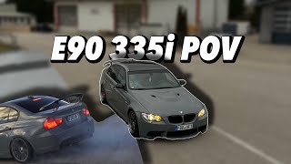 BMW 335i POV DRIFT  VLOG [upl. by Derfniw]