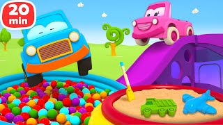 Schlaue Autos auf Deutsch Spielspaß mit den Kinder Autos Cartoons für Kinder ab 2 Jahren [upl. by Ifen]