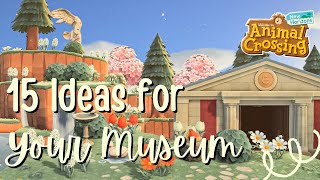 15 Museum Ideas for Your Island  Animal Crossing New Horizons [upl. by Hairom504]