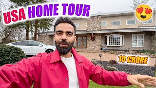 Finally USA Home Tour 😍 Lakhneet Vlogs [upl. by Akimed]