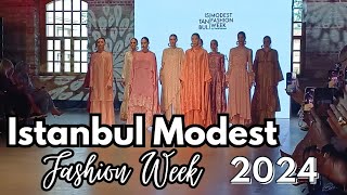 🇹🇷Unveiling Elegance Istanbul Modest Fashion week 2024  MWF Ramp Walk Part 2 mwf [upl. by Silohcin]