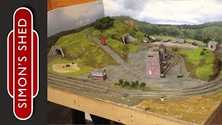 N Gauge Model Railway Layout Update Bodenham Woods 10 [upl. by Henebry]