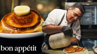 A Day Making the Most Popular Pancakes in NYC  On The Line  Bon Appétit [upl. by Susan]