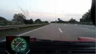 Ferrari F355 GTS F1 Highspeed Trip sound and accelerating 280612 Part2 HD pure sound [upl. by Brine629]