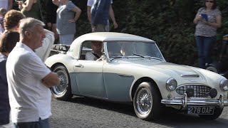 Fowey Classic Car Show Parade 2023 [upl. by Atnahsa]