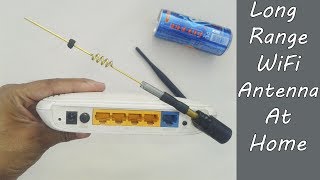 How To Make Powerful Long Range Wifi Antenna At Home  High Gain Wifi Antenna Diy [upl. by Carny]