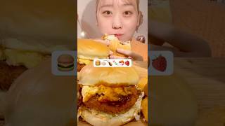 🍔🍜🍗🍡🦐🍓😋 MIYU ASMR asmr asmreating asmrfood mukbang miyuasmr [upl. by Cheshire]