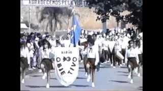 Festa do Pêssego de Mairinque 1988  Fanfarra do BarãoObjetivo São Roque [upl. by Aiekam]