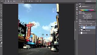 Tuto Photoshop CC  Effet aquarelle et brushes sur photos ✓ [upl. by Lrem]