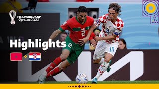 Modric and Hakimi go headtohead  Morocco v Croatia highlights  FIFA World Cup Qatar 2022 [upl. by Blondelle943]