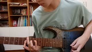 PERIPHERY quotLunequot IntroRiff guitar cover [upl. by Aduh]