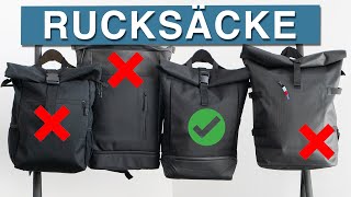 TOP RUCKSÄCKE für MÄNNER ● BACKPACKS fürs Office Uni oder Arbeit [upl. by Beshore387]