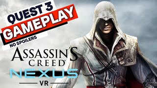 Assassins Creed Nexus VR Gameplay On The Quest 3  Showing Mechanics and Combat Take a Look [upl. by Obed]