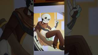 It’s finally done ‼️ undertale undertaleau inksans sans color digitalart inktale [upl. by Tillie]