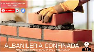 9 CURSOS DE ALBAÑILERIA CONFINADA l 50 GB GRATIS [upl. by Riella676]