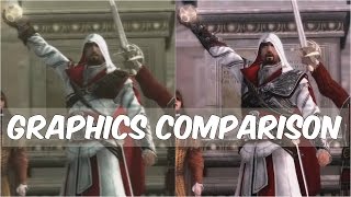 Assassins Creed The Ezio Collection Remastered vs Old games  Graphics Comparison [upl. by Hulda]