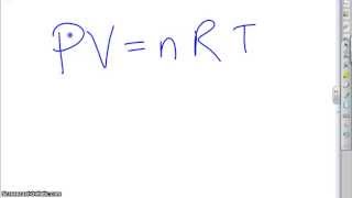 Rearranging the ideal gas law [upl. by Terrej]