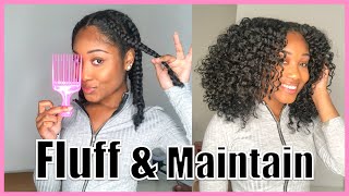 How To Master Your Braid Out  The Fluff amp Maintenance Process  OKae Kaela [upl. by Johm]