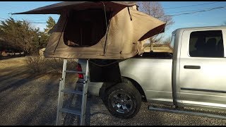 Smittybilt Rooftop Tent 2783 Folded Tent [upl. by Larena]