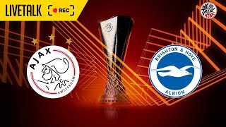 UEFA Europa League  Ajax 0  2 Brighton [upl. by Eldred]