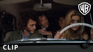 Inherent Vice  quotMaybe You Shouldnt Be Driving Thenquot Clip  Official Warner Bros UK [upl. by Noyk]