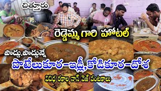 Chittoor Reddamma Nonveg Hotel  Mutton Curry  Kodi kura  Boti  Dosa  Idly  Food Book [upl. by Kevin]