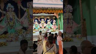 Shridham Mayapur Visitor Guru Pooja Panchatattva Bhagwan Darshan [upl. by Ekralc]