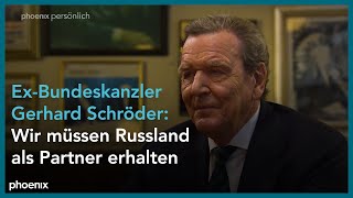 phoenix persönlich Gerhard Schröder zu Gast bei Inga Kühn [upl. by Lavona]