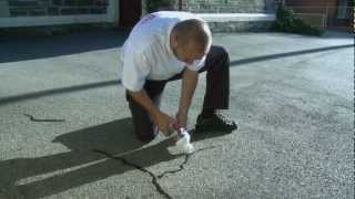 How to use Asphalt Crack Filler [upl. by Itsim]