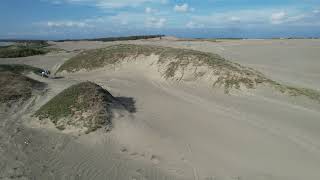 Drone Aerial video of the famous Paoay Sand Dunes 4x4 Adventure in Ilocos Norte Philippines [upl. by Trabue]