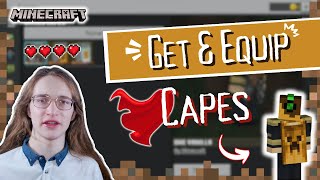 How to get Capes in Minecraft Java [upl. by Ardnasirhc]