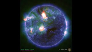 Powerful New Solar Flares Herald Increased Solar Activity [upl. by Aniroz384]