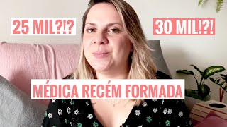 Salário de Médica RecémFormada  A Vida Medicina [upl. by Scurlock]