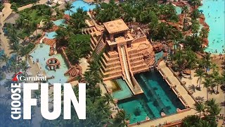 Atlantis Aquaventure Full Day with Lunch in Nassau Bahamas  Carnival Cruise Line [upl. by Occer864]