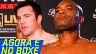 ANDERSON SILVA X CHAEL SONNEN NO BOXE AO VIVO NA GLOBO  Fantástico  Combateglobo [upl. by Leanatan656]