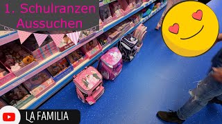 Endlich den Ersten Schulranzen aussuchen🎒 Welchen wird sie nehmen so schnell entschieden😱 [upl. by Uriia]